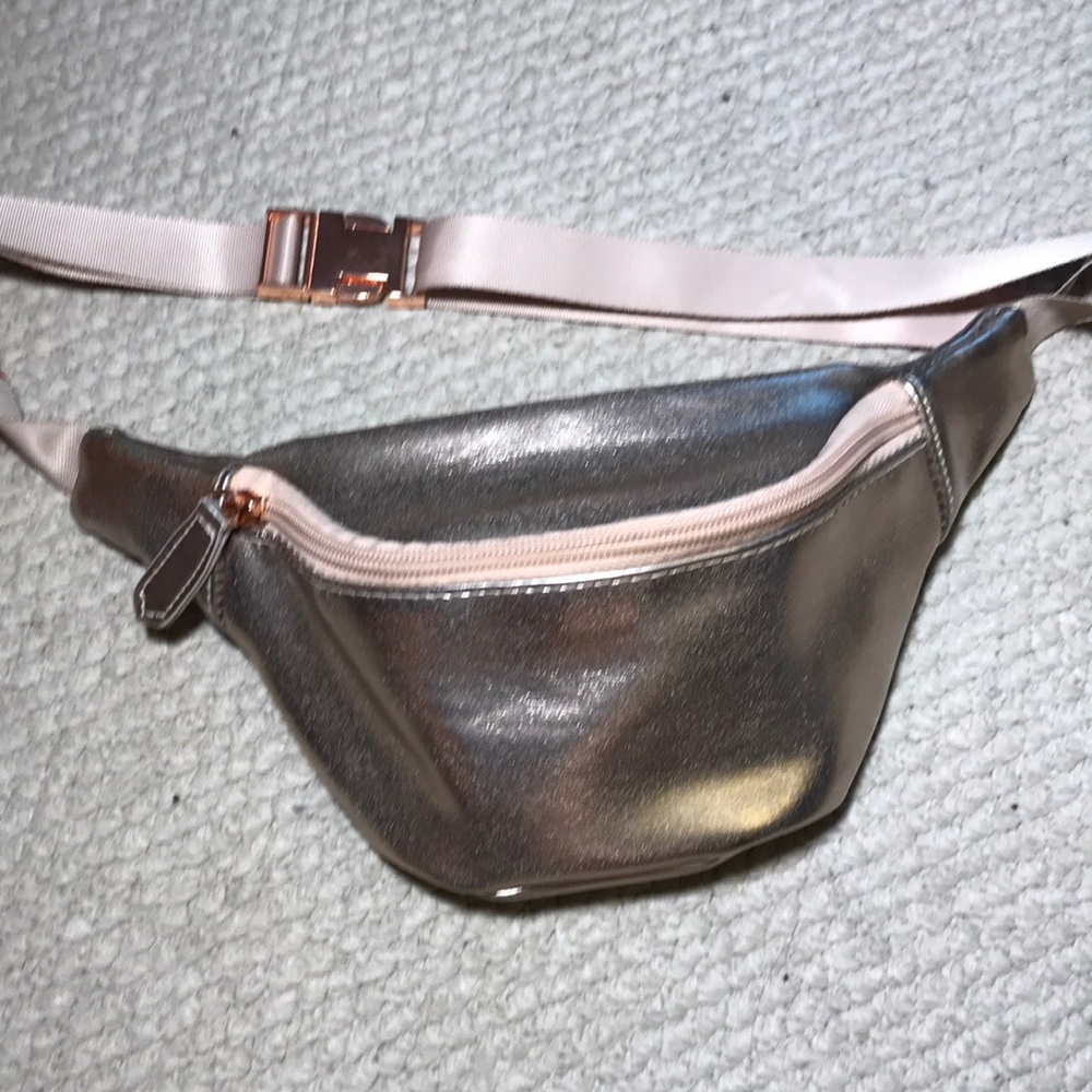Rose gold fanny pack